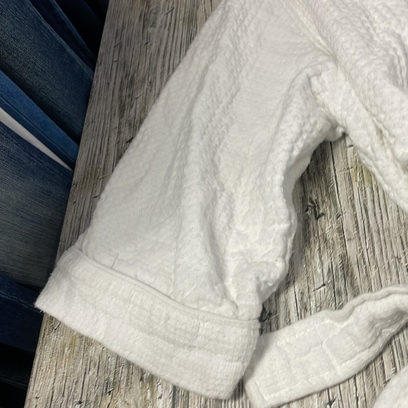 Spa Essentials Sleep sense white cotton waffle weave robe - Picture 4 of 6